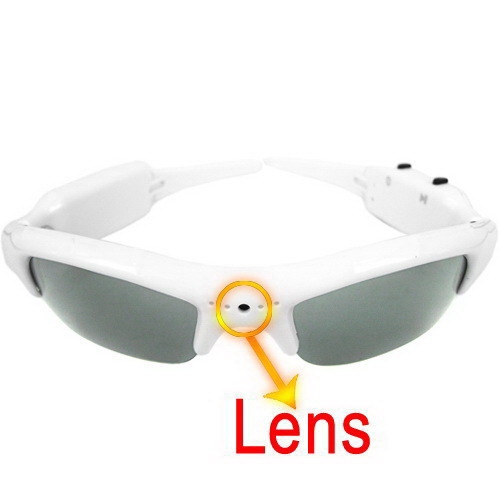 Stylish Design Easy 2 Button Control 4GB Spy Camera Sun Glasses - Click Image to Close